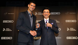 SEIKO-Novak Djokovic en Melbourne