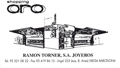 RAMON TORNER S.A. JOYEROS Barcelona